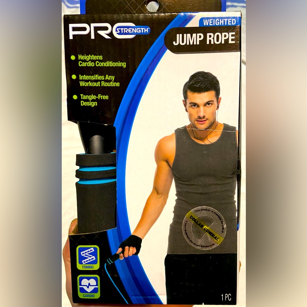 Weighted jump rope